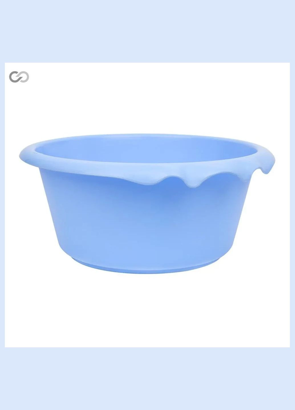 Таз круглый 16 л, пластиковый таз 16 литров, таз для дома ТП-016 SoloPlast (341538695)