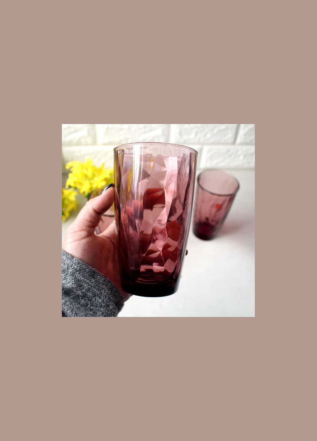 Набір склянок Diamond 470 мл 6 шт (350270M02321990) Bormioli Rocco (334009857)