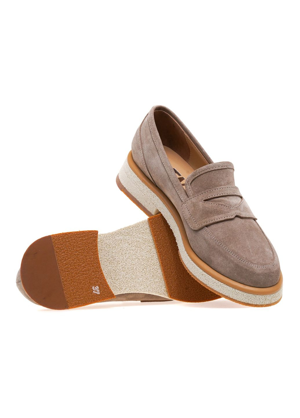 Lottini Лоферы 11-5169-66/G686 бежевый з текстиль, — демисезон (295291552)