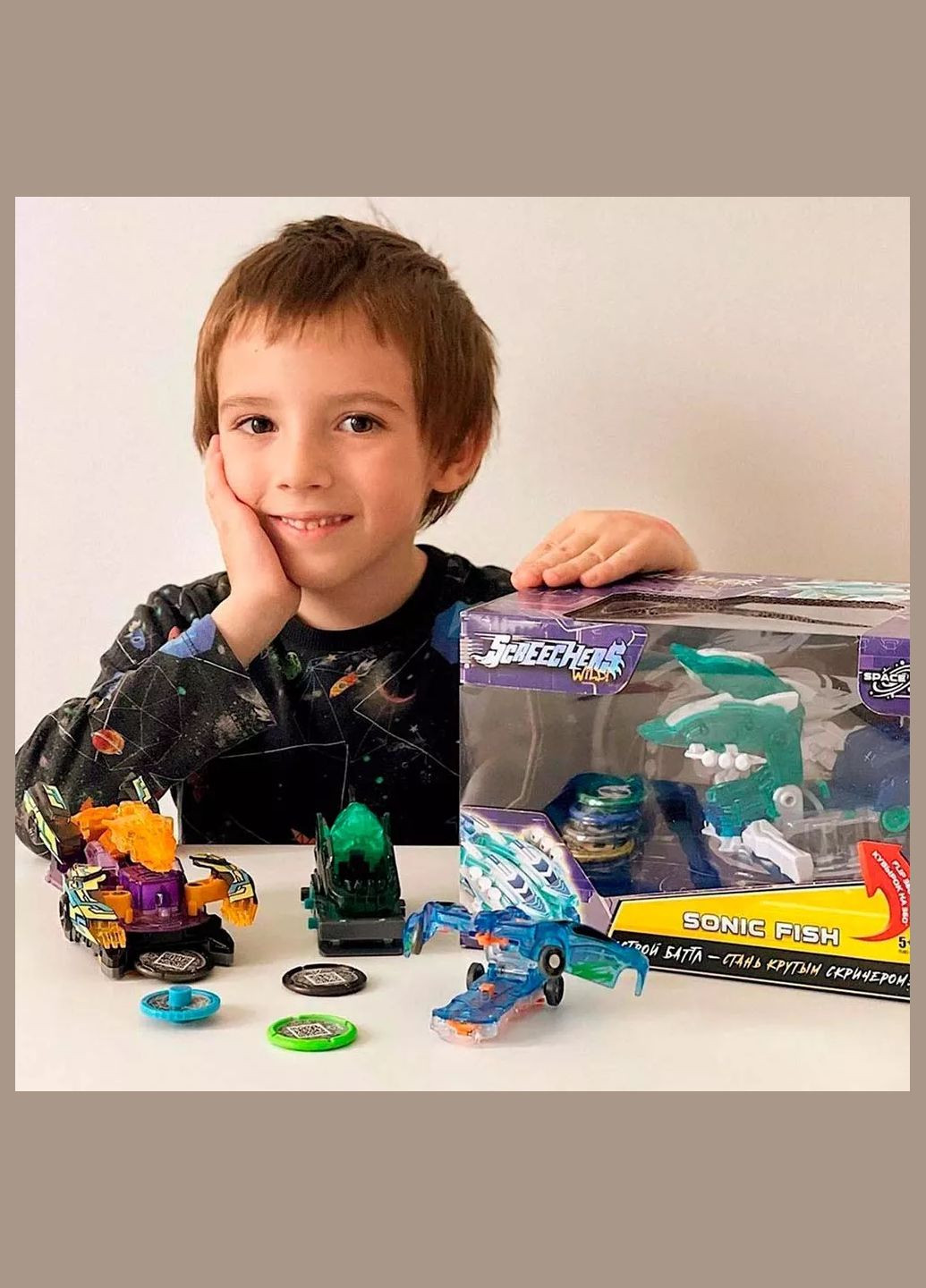 Машинка-трансформер S2 L3 - ХАНТЕР (EU684501) Screechers Wild (326887368)