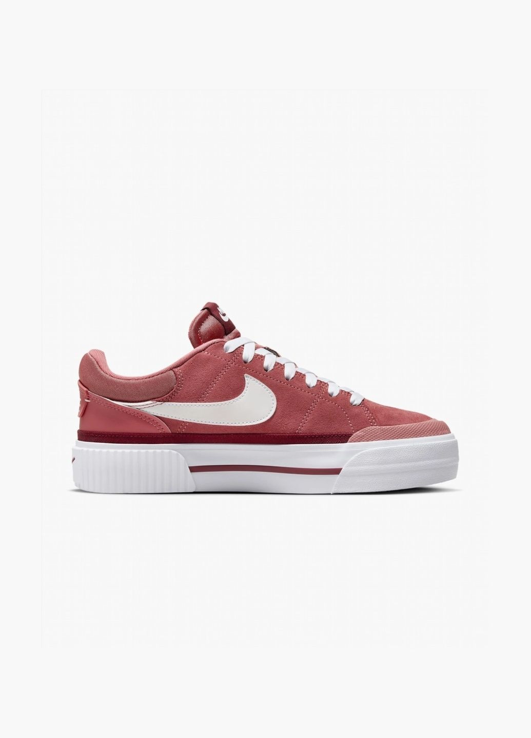 Кроссовки женские Court Legacy Lift Shoes Bordo FJ1986-600 Nike бордовые (335011752)
