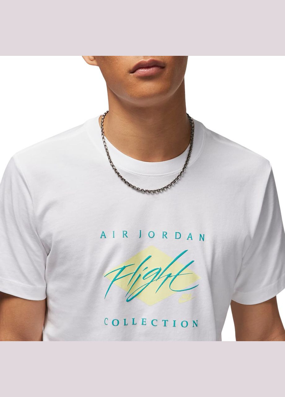 Біла футболка jordan flight tee dh8970-101 Nike