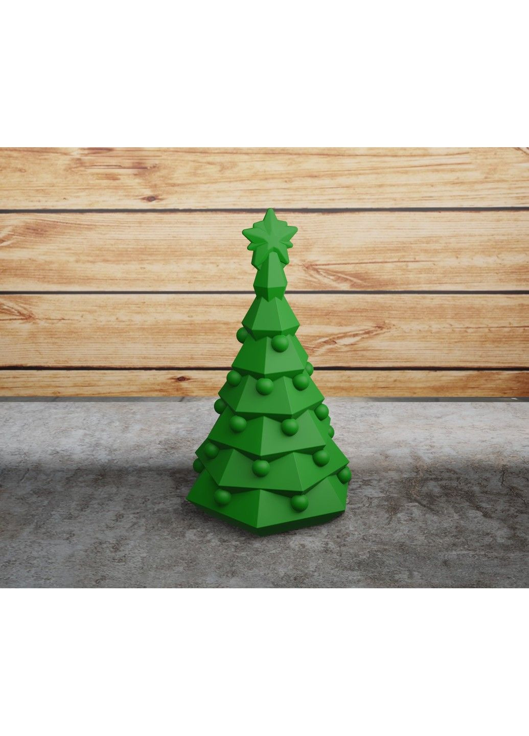 Фигурка. Елка «Геометрическая» с украшениями. ЗаСвіт (280940686)