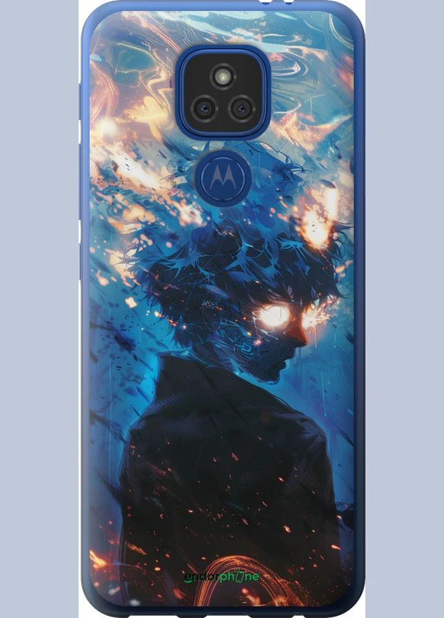 Чохол на Motorola E7 Plus Сатору Годжо "6129u-2107-70447" Endorphone (392853971)