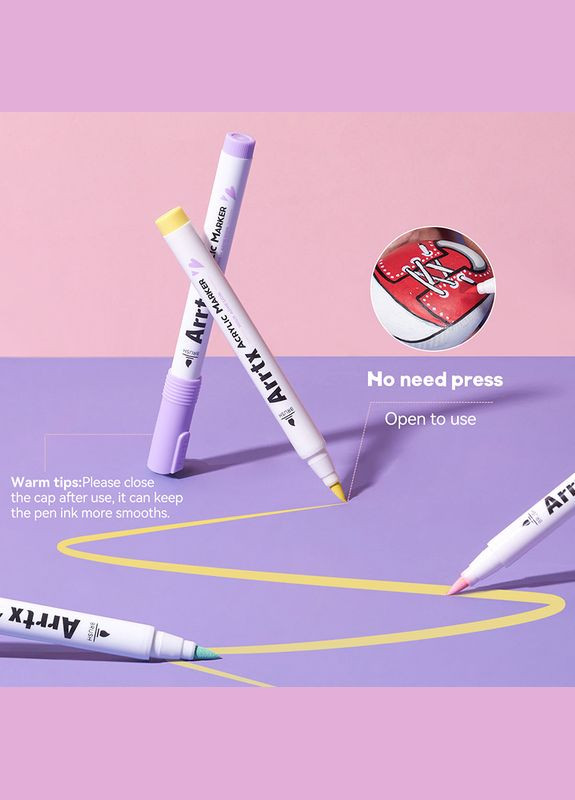 Акрилові маркери AACM-0560B 60 кольорів (LC303939) Arrtx (317627233)