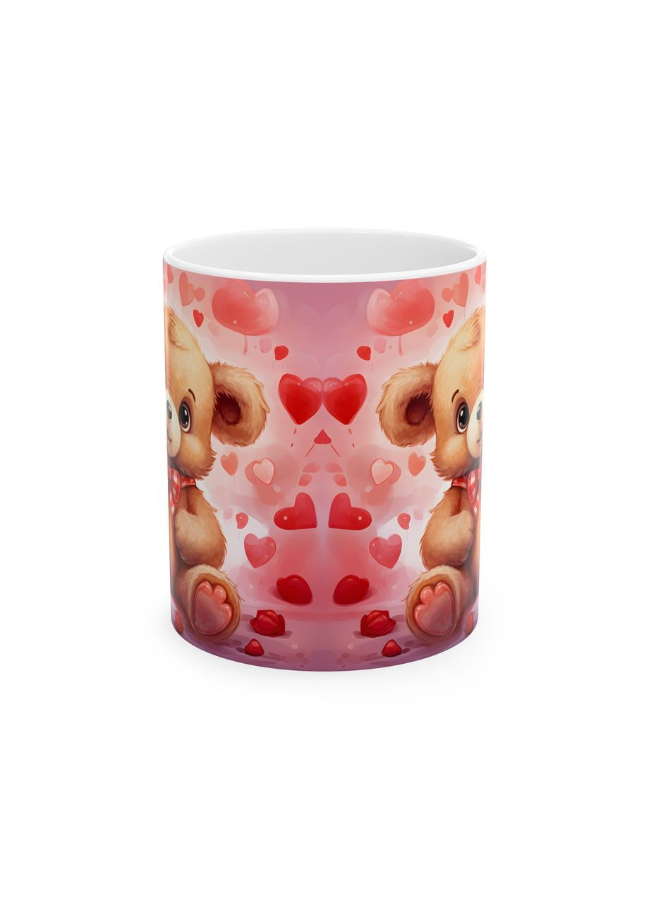 Керамічна чашка з дизайном "Ведмедик" No Brand (368671336)