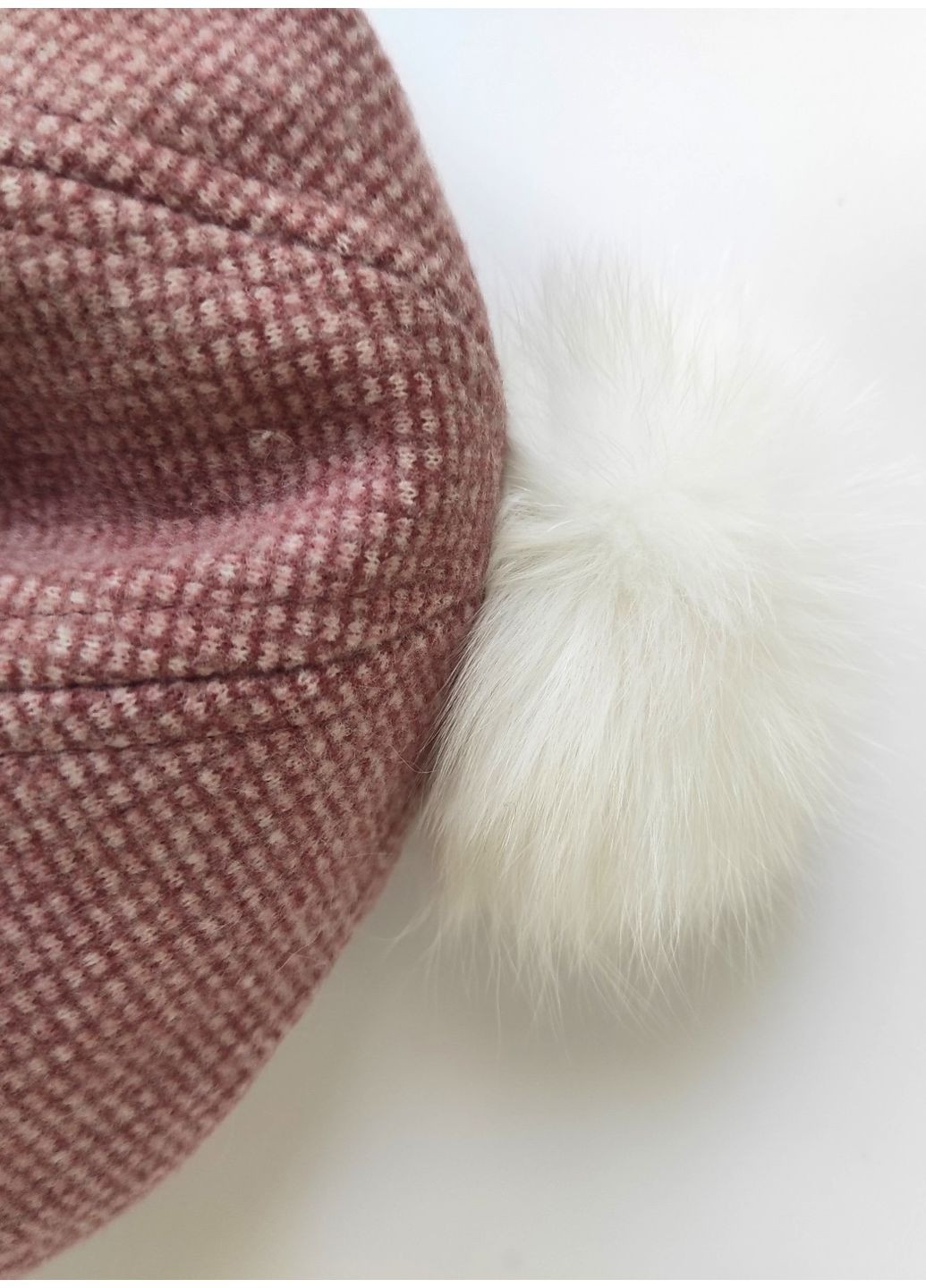 з Козирком та Помпоном, Підклад Супер М'яке Штучне Хутро No Brand Жіноча Зимова Шапка-Вушанка (363838664)