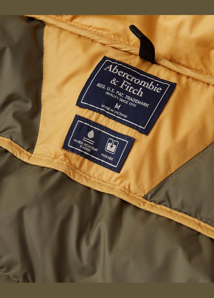 Жовта демісезонна куртка демісезонна - чоловіча куртка af5492m Abercrombie & Fitch