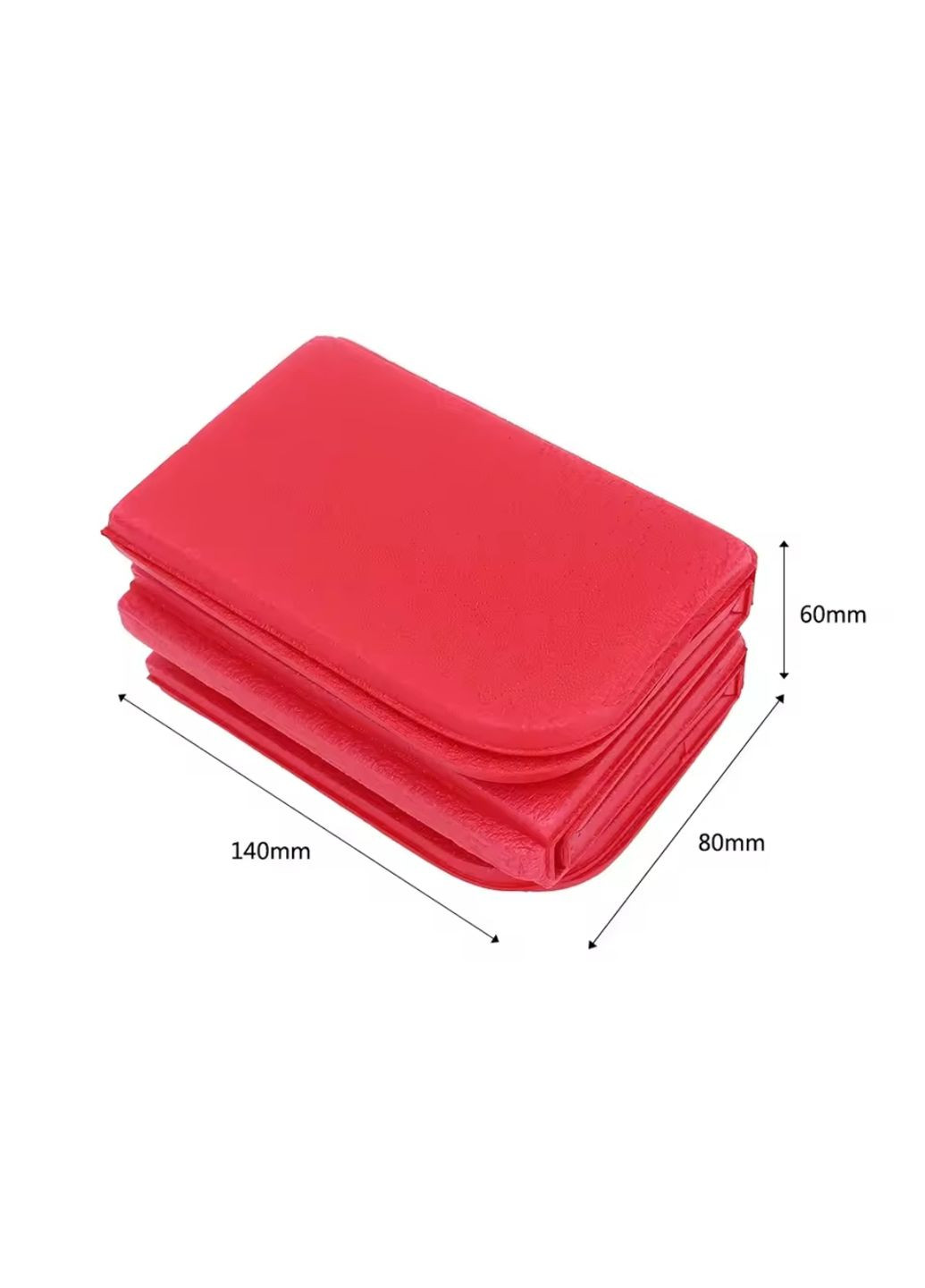 Міні каремат. Складаний антивологий килимок для сидіння, для пляжу,пікніку,відпочинку. ЧЕРВОНИЙ No Brand (344585318)