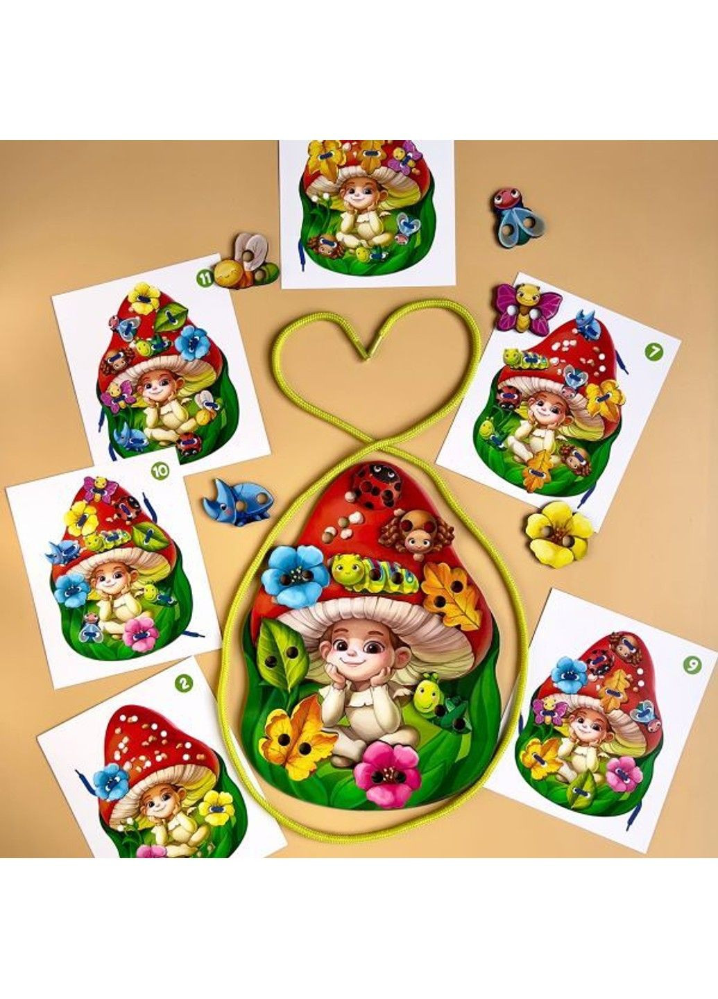 Шнурівка "Мухоморчик" ПСД 132 Ubumblebees (297082763)