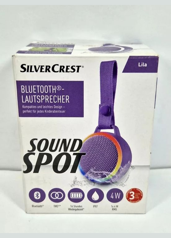 Колонка Bluetooth® Speaker Silver Crest (285936192)