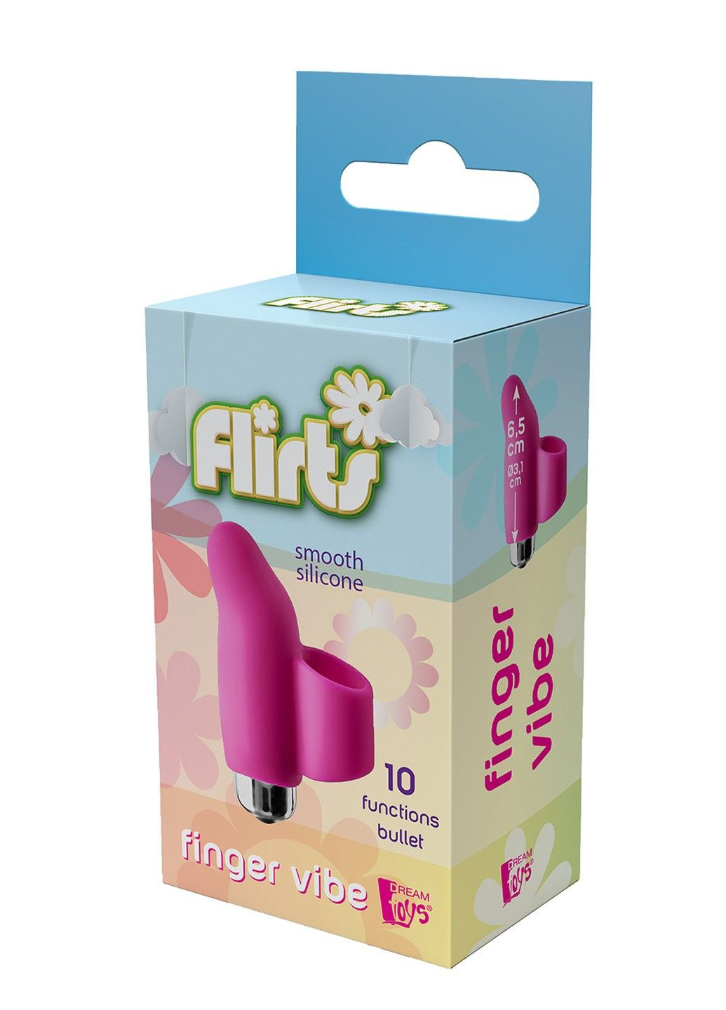 Насадка на палец с вибрацией Dream Toys FLIRTS FINGER VIBE PINK Dreamtoys (290667503)