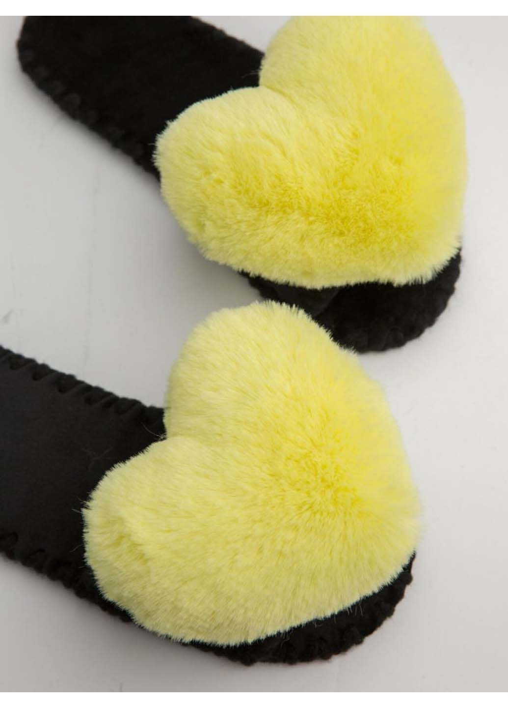 Желтые домашние тапочки Family Story