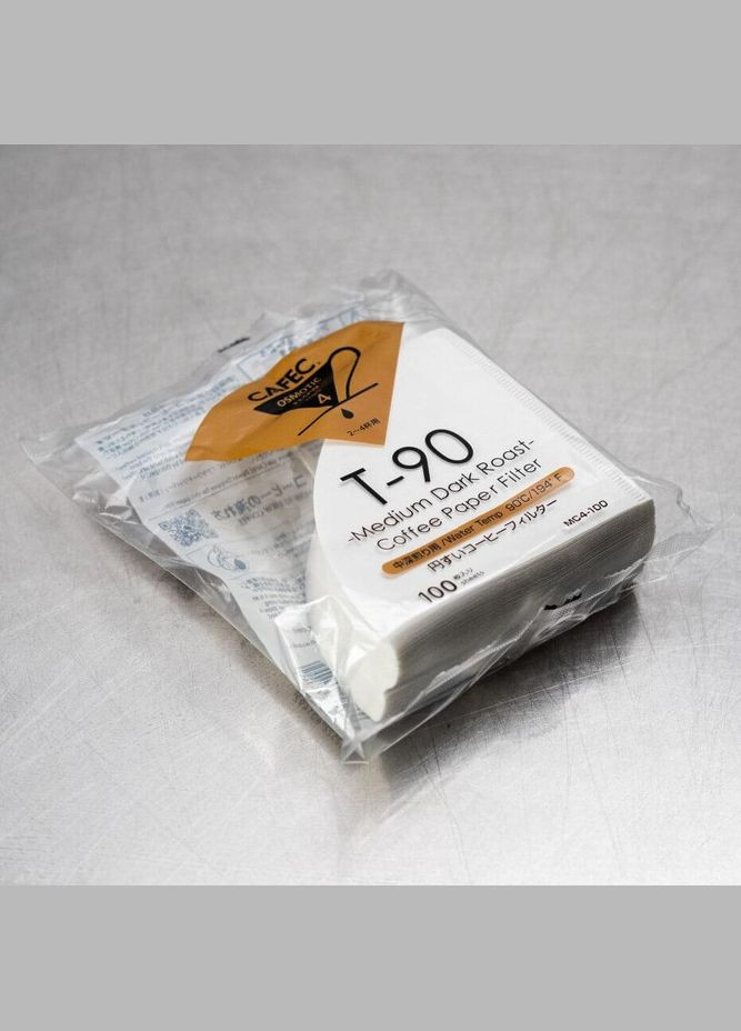 Фильтри Cafec Medium Dark Roast T-90 Cup4 100 шт. для кофе (R-MC4-100W-VS) No Brand (314454937)