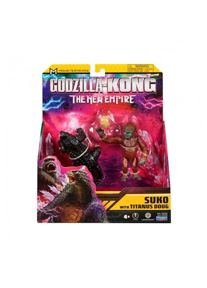 Набор фигурок Godzilla x Kong Зуко с Дагом Godzilla vs. Kong (290110800)