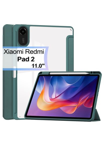 Чехол для планшета Soft Edge TPU Xiaomi Redmi Pad 2 11.0" Dark Green (713658) BeCover Soft Edge TPU Xiaomi Redmi Pad 2 11.0&quot; Dark Green (366495683)