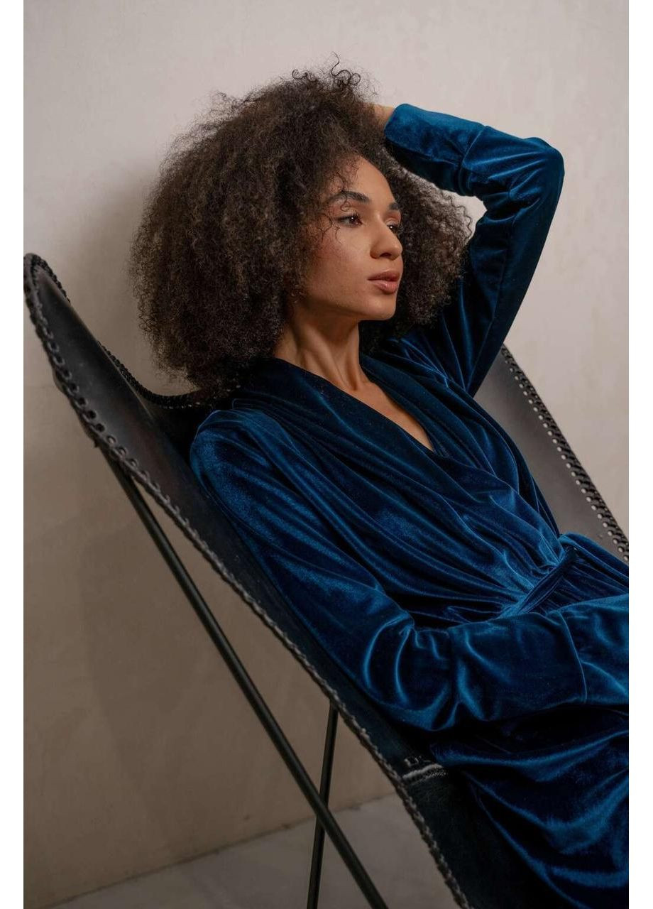 Халат велюр морская волна Lavender Dreams (366665674)