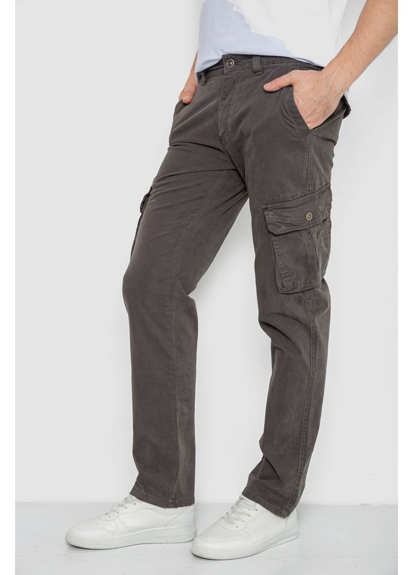 Темно-серые кэжуал демисезонные брюки Ager