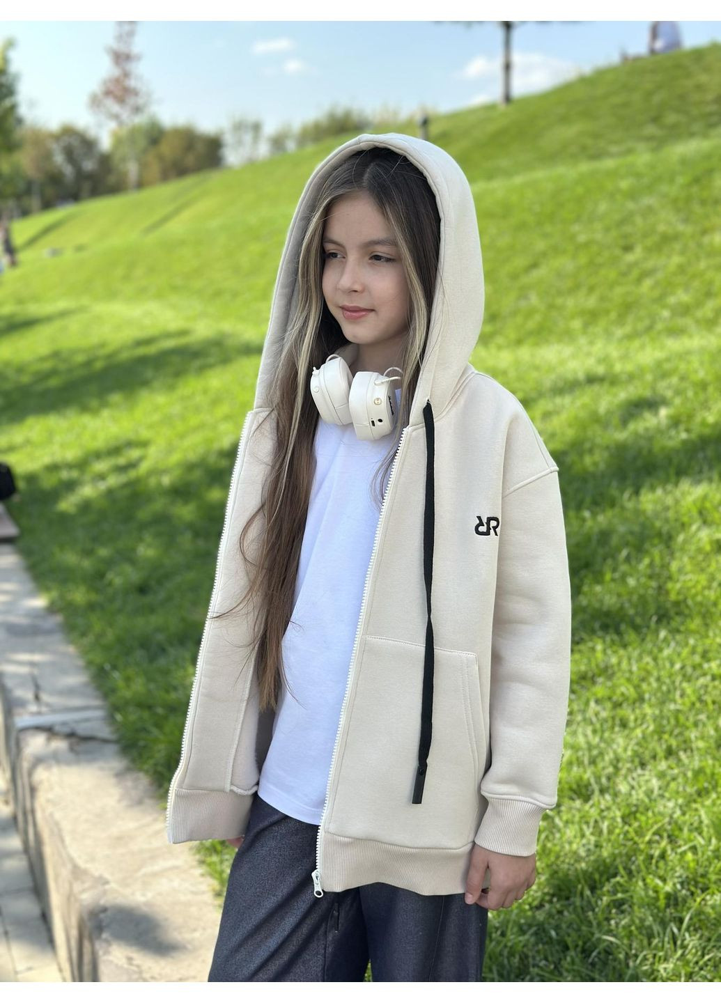 Зип худи на флисе унисекс IRmAS оверсайз (361269259)