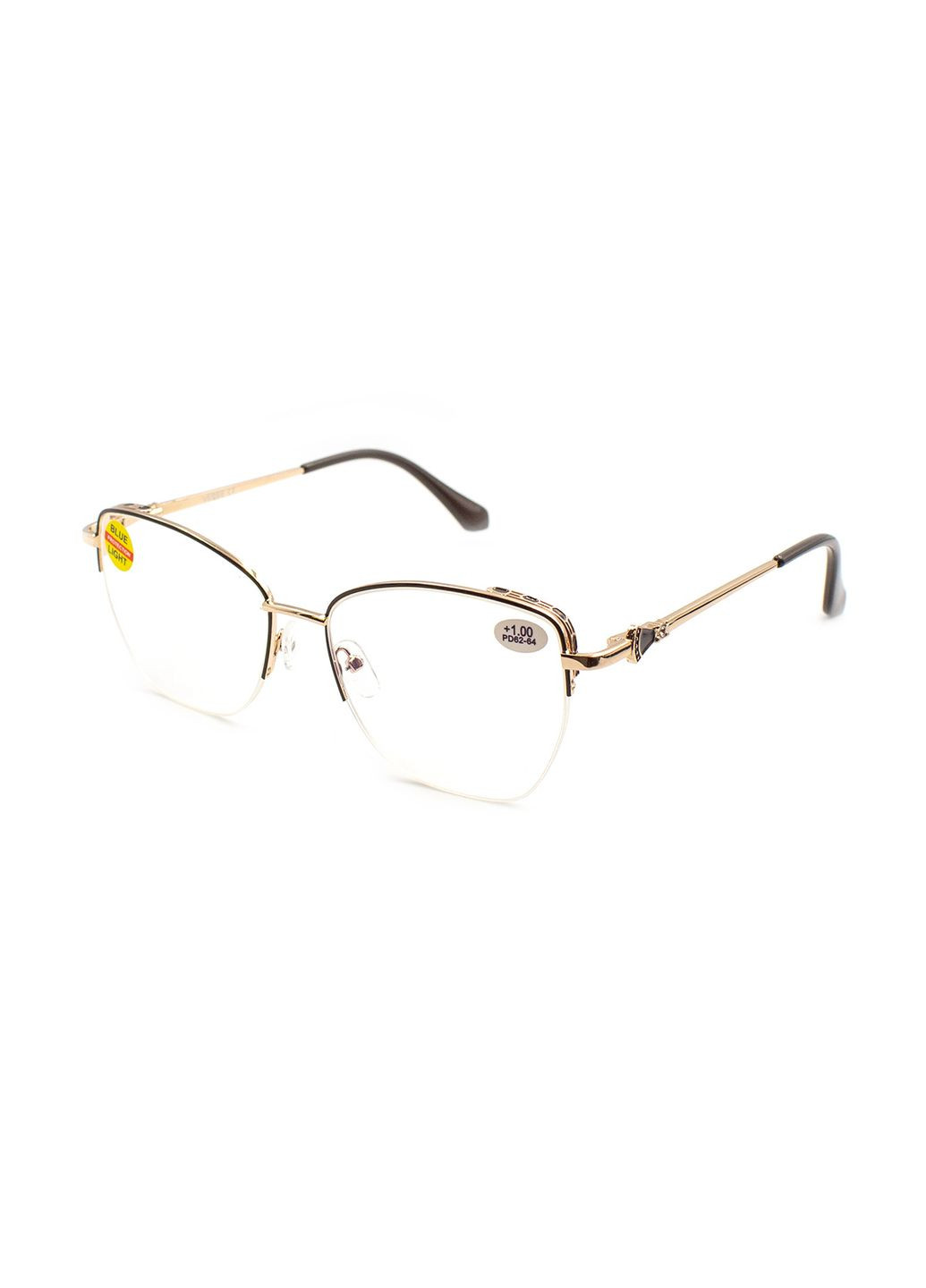 Окуляри 24017-C2 Blue blocker у металевій оправі +2,25 Verse (368299535)