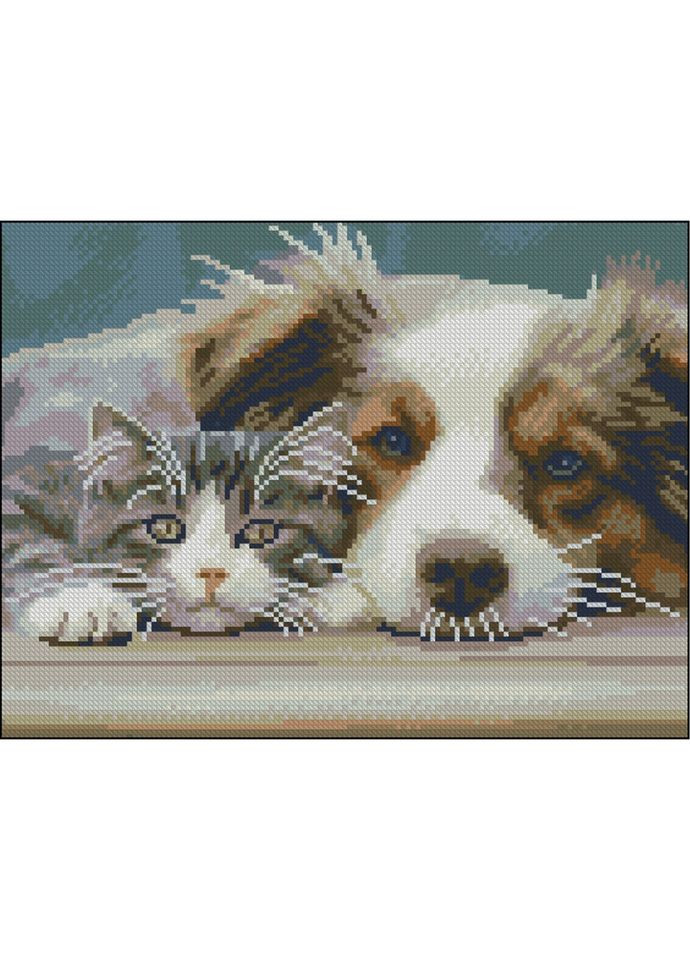 Алмазна мозаїка "Пухнастики" ZAV3040-19 без підрамника 30х40 см Strateg (366421230)