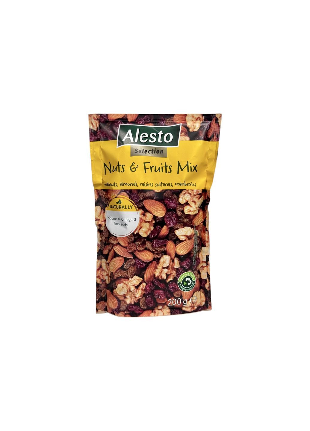 Горіхова суміш з сухофруктами nuts & fruits mix, 200 г Alesto (369144659)