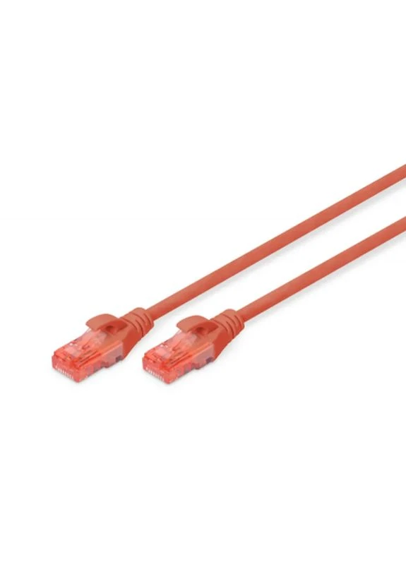 Патч-корд 2м, CAT 6 UTP, AWG 26/7, Cu, LSZH, red (DK-1617-020/R) Digitus (399079712)