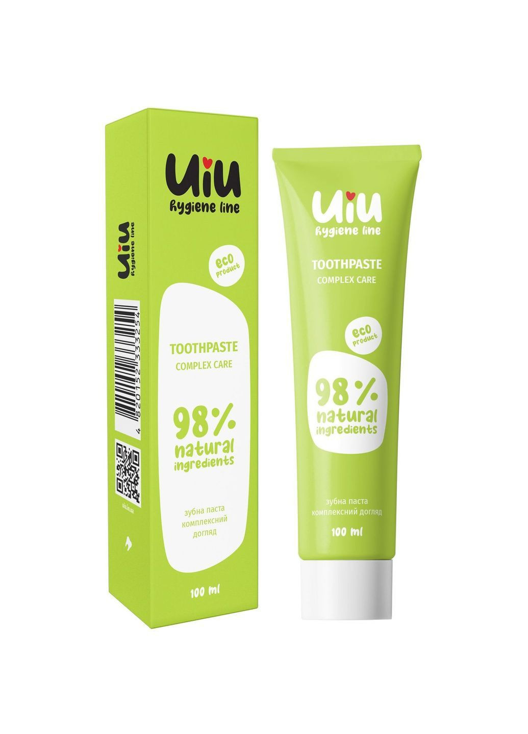 Зубна гігієнічна паста Комплексний догляд, 100 мл UIU 4820152333254 (370498824)