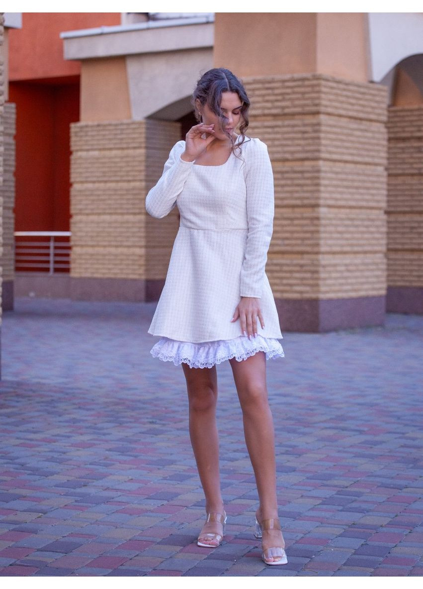 Молочна коктейльна плаття бебі долл First Woman однотонна