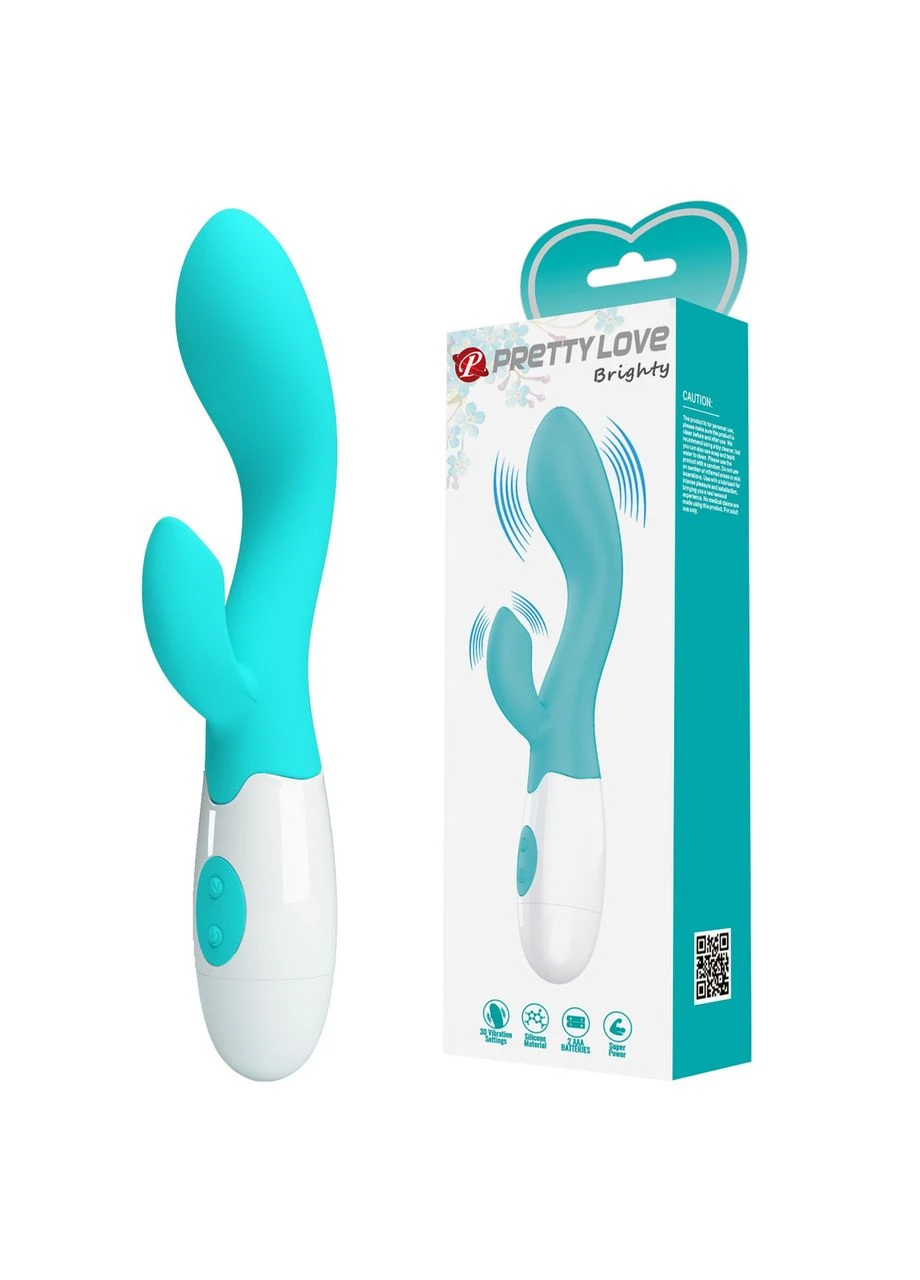 Вібратор Brighty light blue, 30 function Pretty Love (383088148)