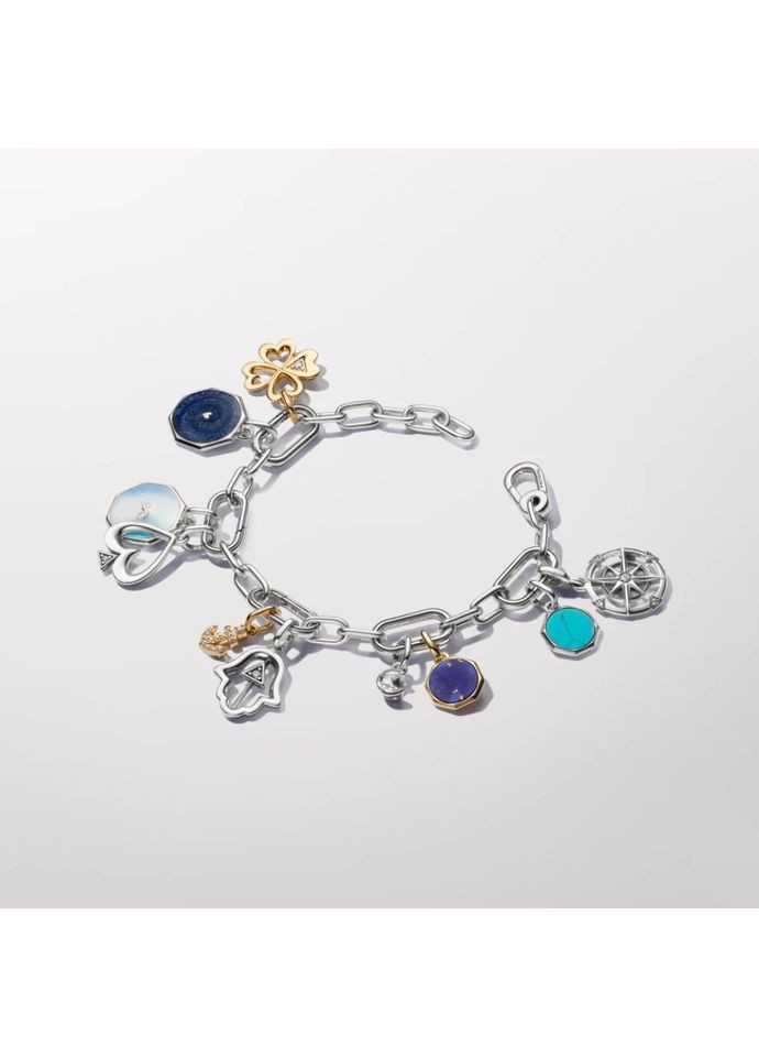 Срібний шарм Пандора Ме "Бірюза" 793388C01 Kabluchka (355348034)