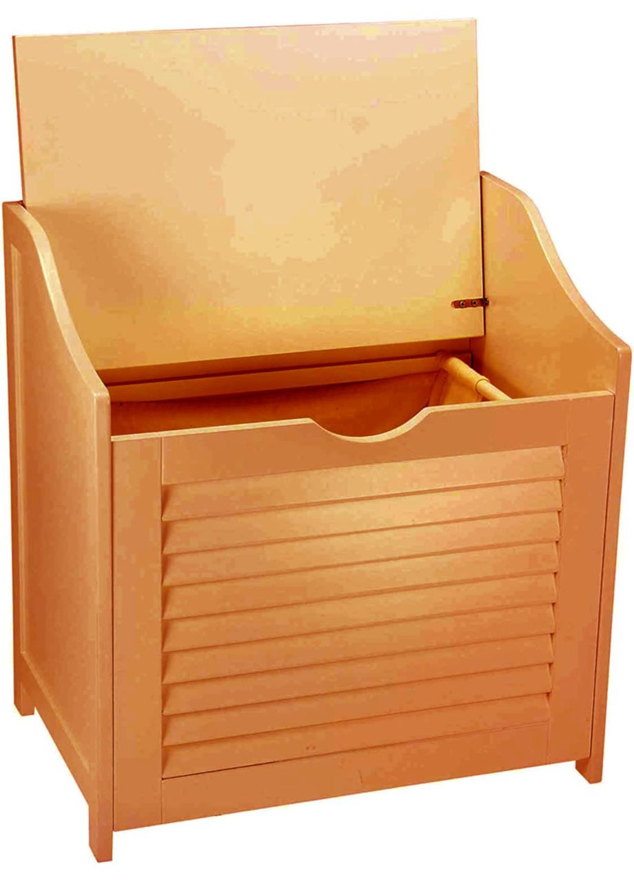 Корзина для белья из дерева Краби грейпфрут (КЗБ-000754) No Brand (328293470)