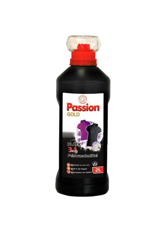Гель для стирки 2 л. 3 в 1 Черный (55 стирок) Passion Gold (351903863)