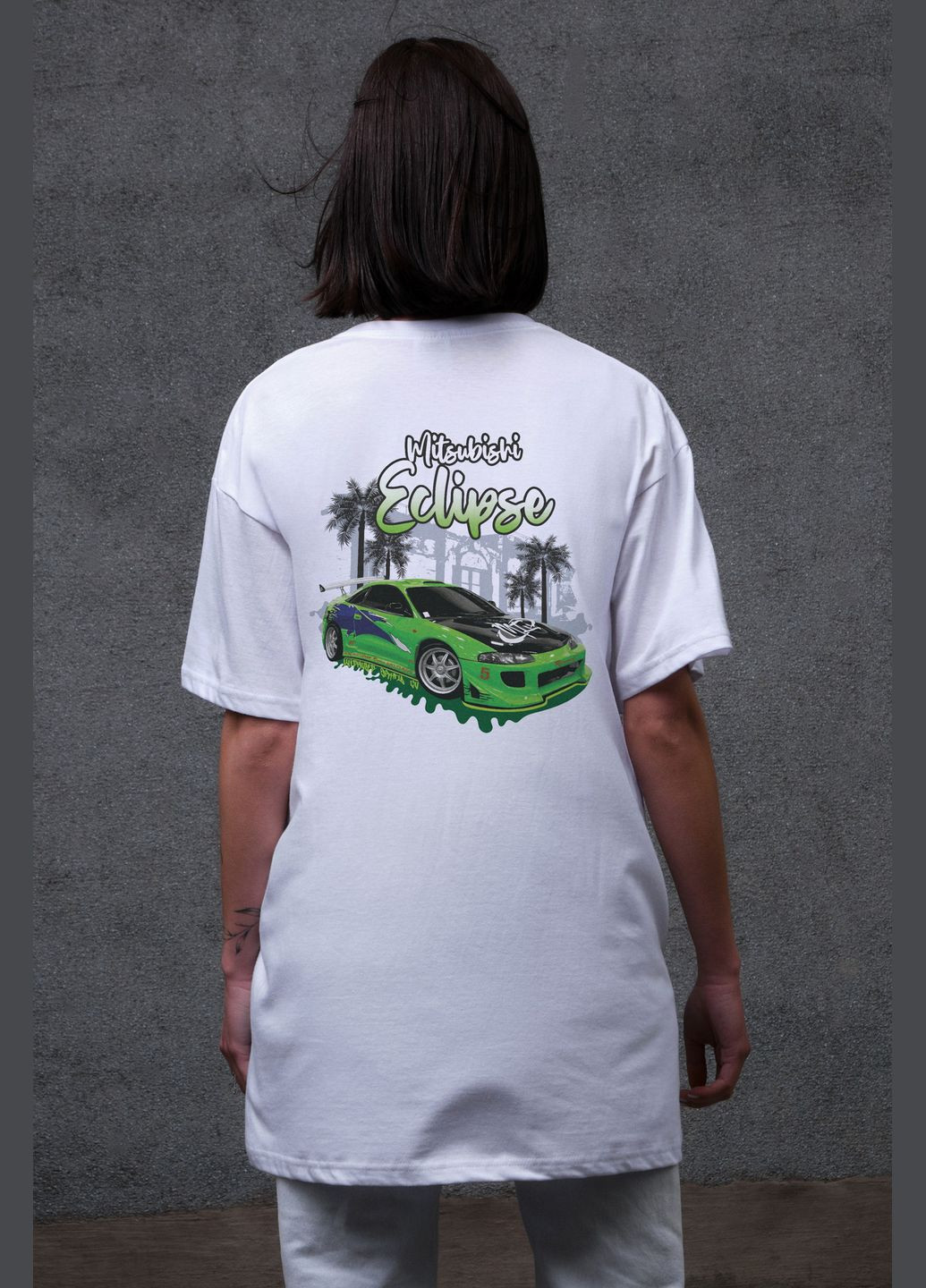 Женская Оверсайз Футболка С Принтом Eclips Without - (325401882)