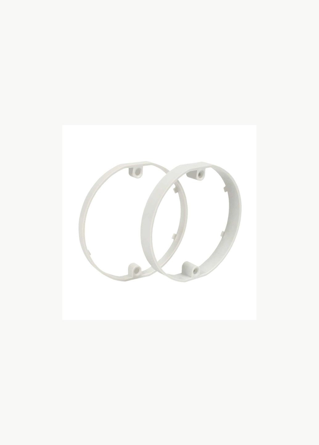 Рамка Ø70-73х10мм надставная для коробок в твердых стенах ПВХ [NR 68/10_ZB] Kopos (344543395)