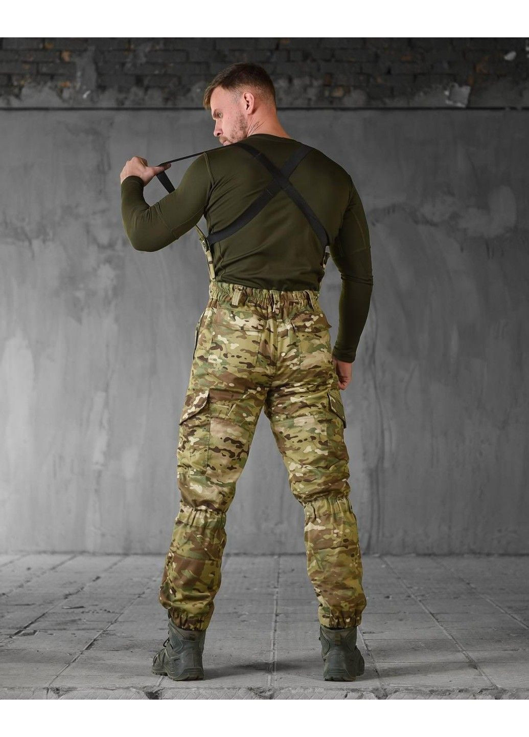 Зимний мужской костюм Горка (куртка и штаны) ВТ0542 (K7-00) Мультикам XXXL No Brand