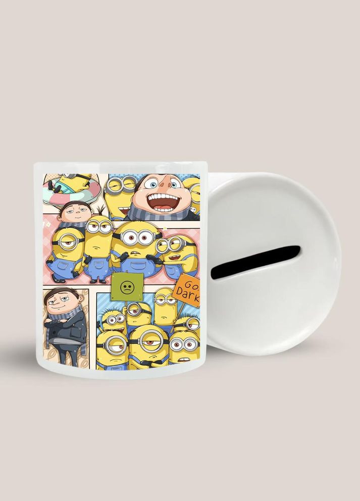 Скарбничка, копілка для грошей Дитяча #0129 біла керамічна No Brand (315045314)