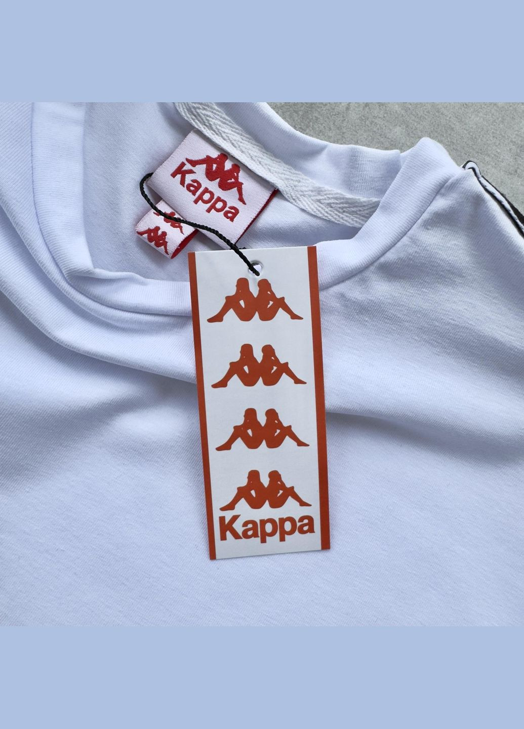 Комбінована футболка kpp біла No Brand