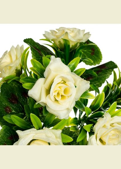 Букет "Розы" белый 31 см (8412-014) ELISEY Троянда (324795085)
