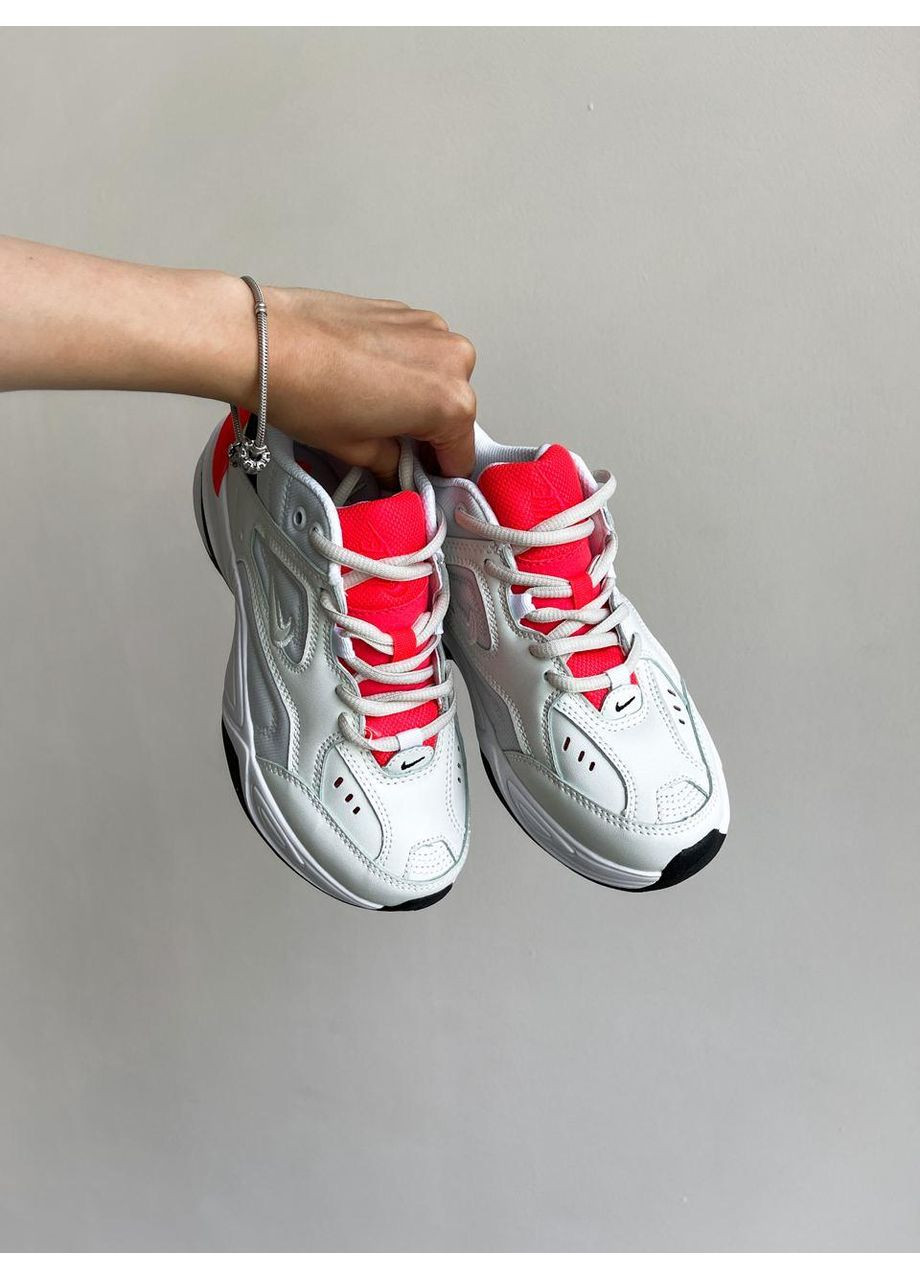 КРОСІВКИ ЖІНОЧІ NIKE M2K TEKNO WHITE BLACK RED НАЙК М2К ТЕКНО No Brand чорні демісезони (368862548)