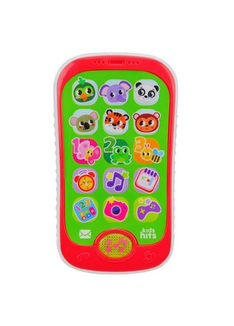 Музичний телефон Яскравий зоопарк KH03/004 Червоний Kids Hits (384703823)