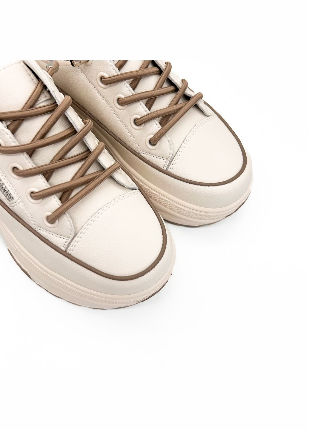 Белые кеды (р) кожа 0-1-1-1753-6 Ribbica