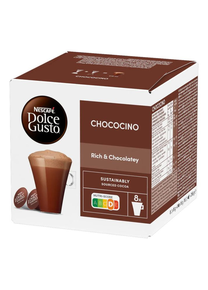 Горячий шоколад в капсулах Nescafé Dolce Gusto Chococino, 16 шт. Nescafe (333035086)