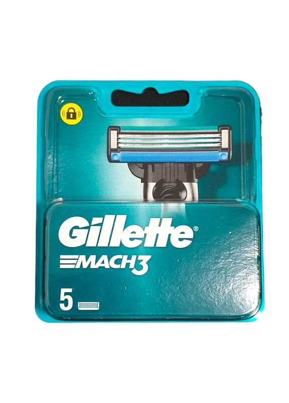 Картриджі Mach 3 5 шт 6252 Gillette (335869880)