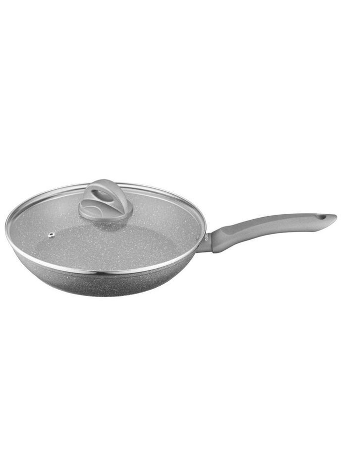 Сковорода с крышкой универсальная Gemini Gourmet Vasto AR-1928-GSL 28 см серая Ardesto (335716752)