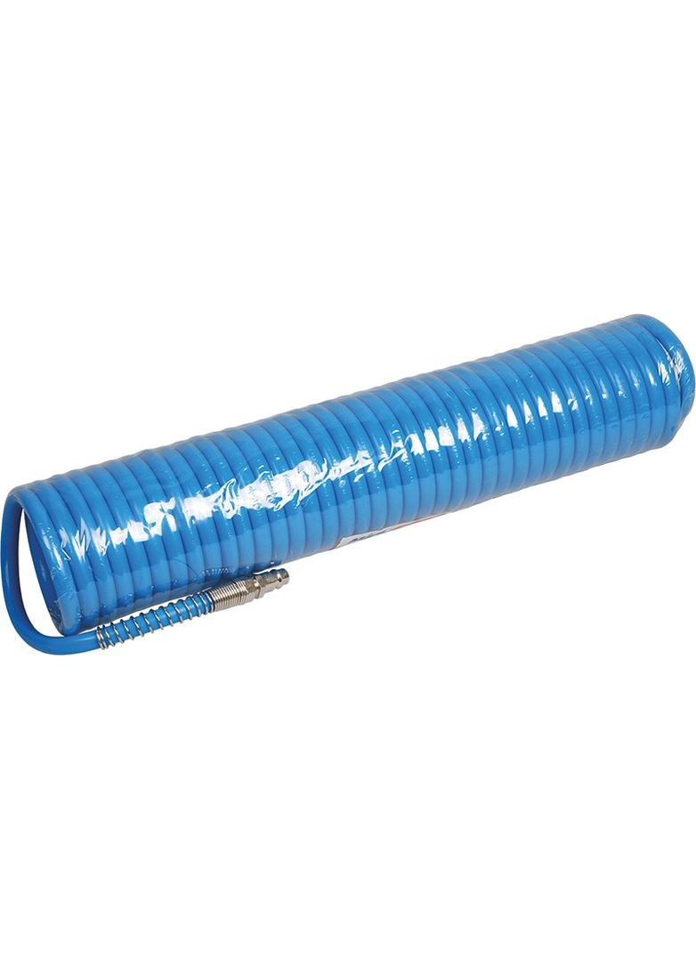 Шланг спіральний (5x8 мм, 5 м) поліуретановий з клапаном і штуцером (22815) Miol (306552068)