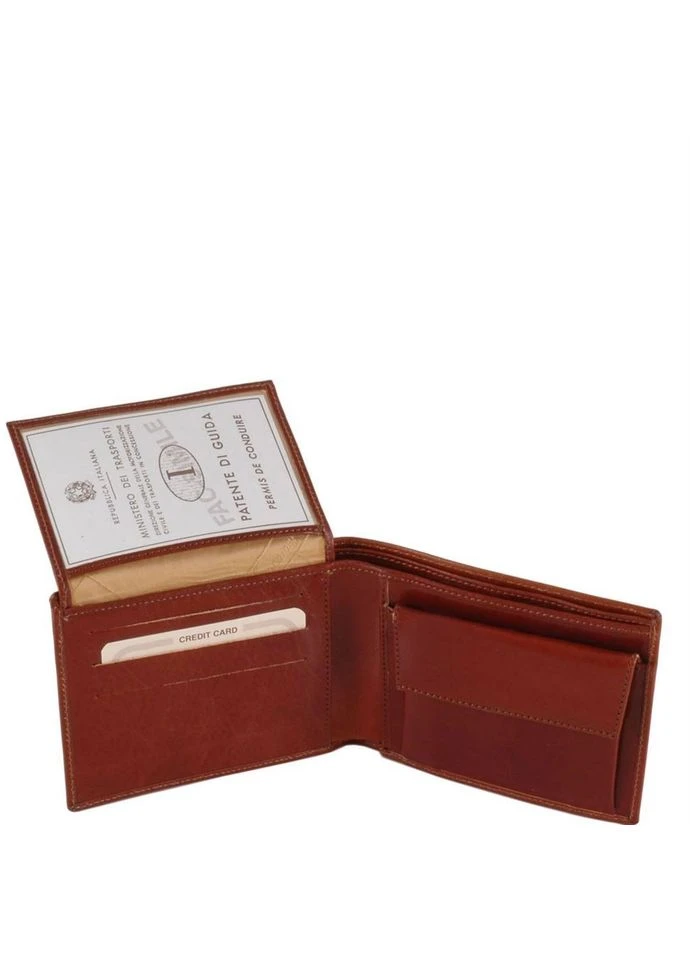 Эксклюзивный кожаный кошелек для мужчин с отделением монет Tuscany Leather (315785988)