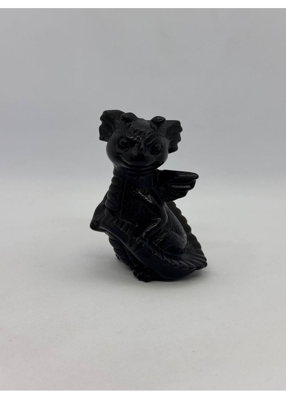 Дракон з обсидіану 80*50 мм Чорний (12681) No Brand (356109188)