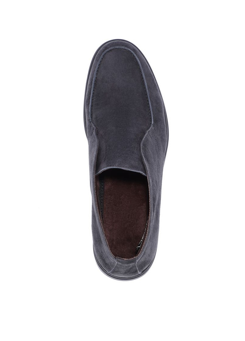 Серые осенние мужские ботинки 9370dh-110-142r серый велюр Miguel Miratez