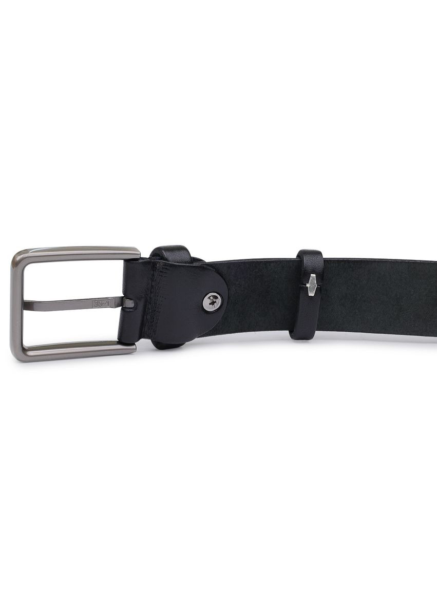 Шкіряний батальний ремінь для чоловіків 20700 Чорний Vintage (358052620)